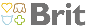 logo producenta karm dla zwierząt domowych- Brit