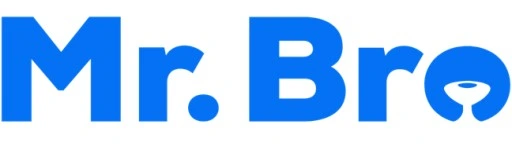 logo z napisem mr.Bro. Napisane pogrubioną czcionką