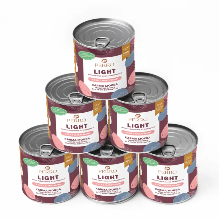 piramida puszek karmy pomarańczowe opakowania