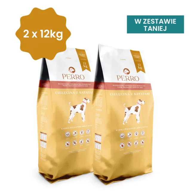 opakowanie dwupak perro kolor żółty