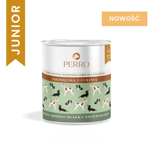 perro opakownie karmy mokrej zielone