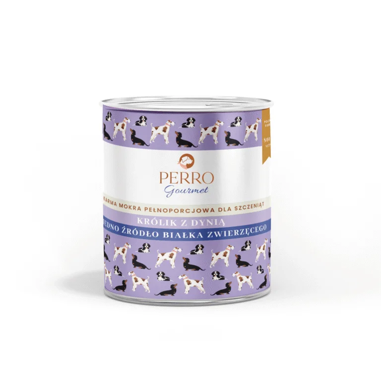 puszka karmy Perro fioletowa