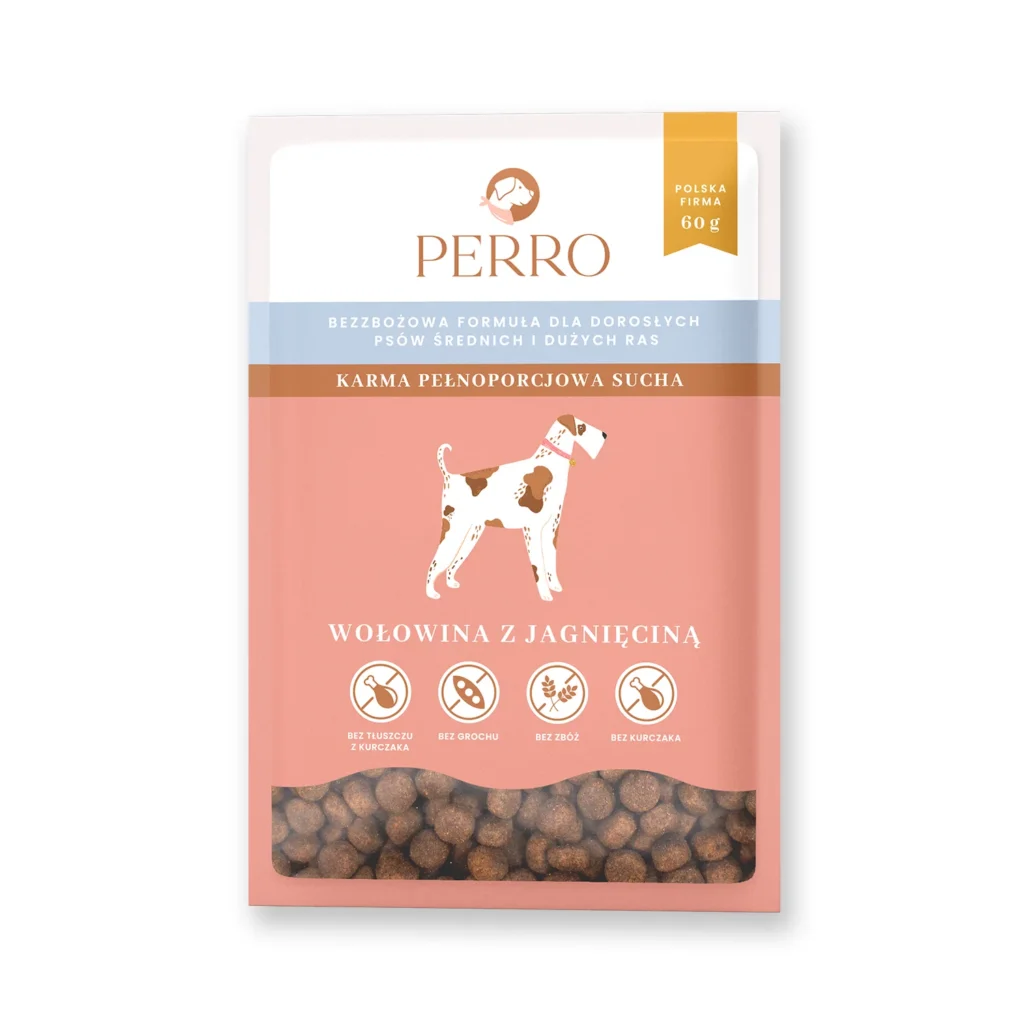 saszetka karmy perro rożowe