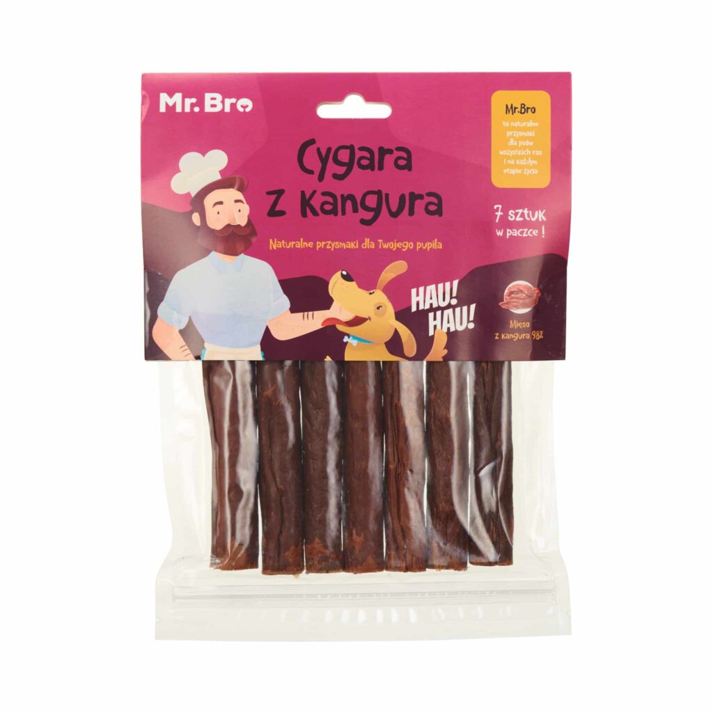 opakownaie przysmaku dla psów producenta mr.Bro