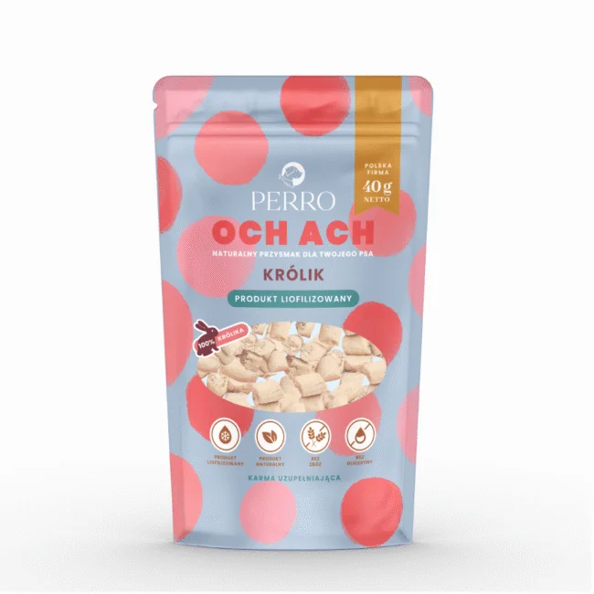 opakowanie przysmaku psiego firmy Perro