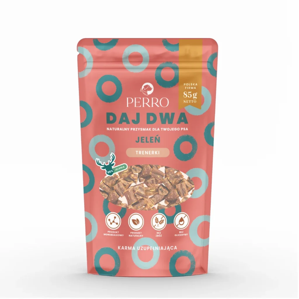 opakowanie przysmaku psiego firmy Perro