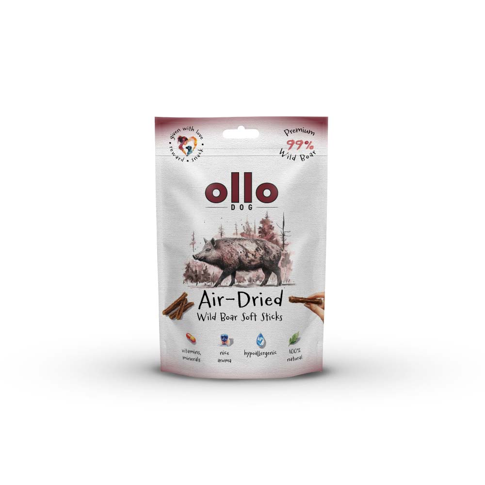 opakowanie przysmaku dentystycznego dla psów firmy Ollo