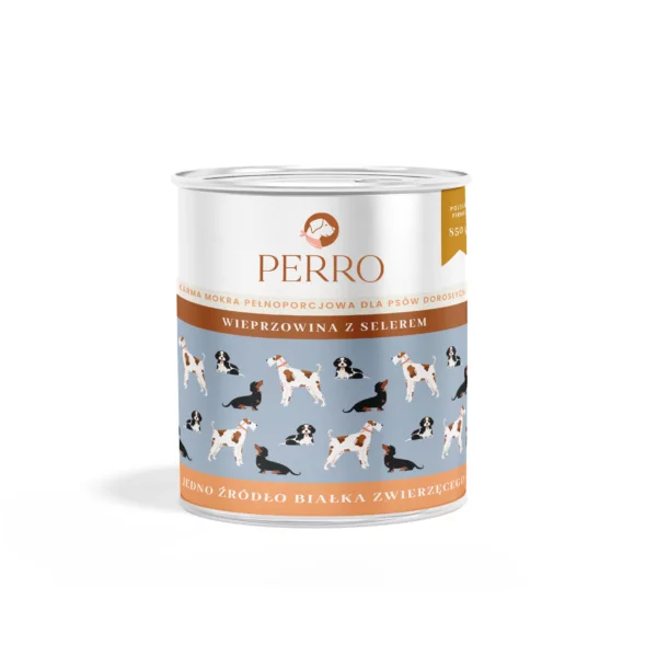 opakowanie karmy dla psów perro