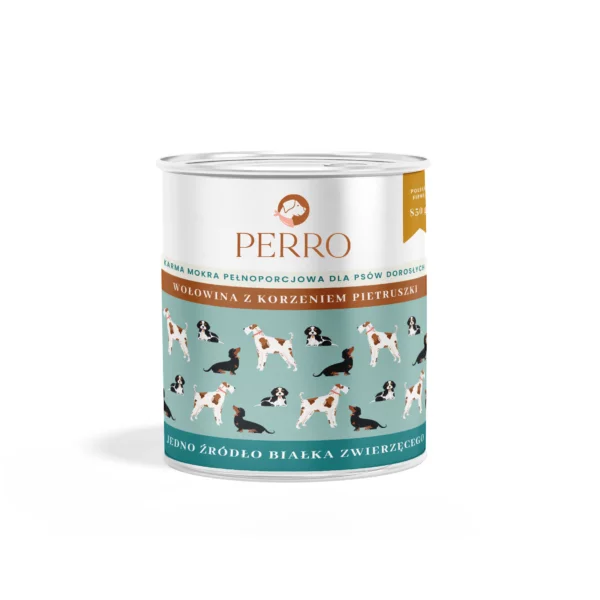 opakowanie karmy dla psów perro