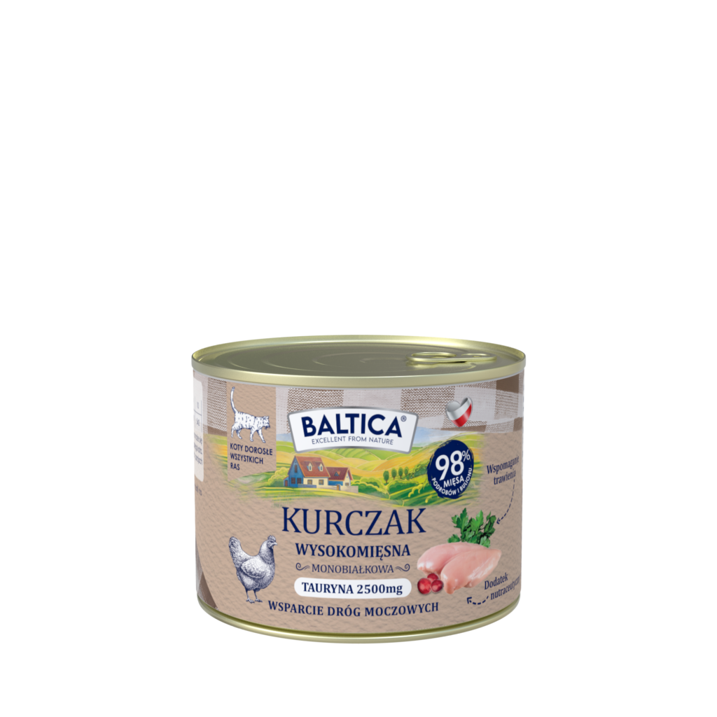 puszka karmy dla kota producenta baltica