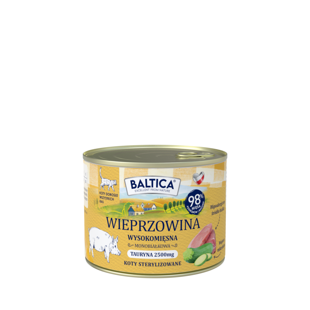 puszka karmy dla kota producenta baltica