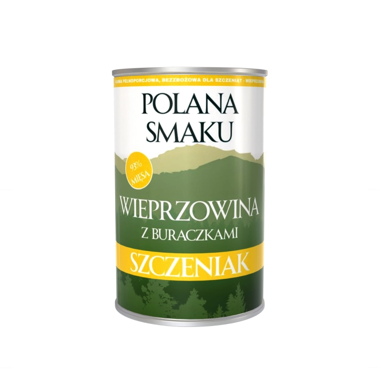 karma mokra dla szczeniąt 400g wieprzowina