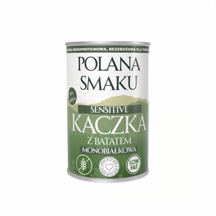 puszka karma mokra kaczka z batatami 400g