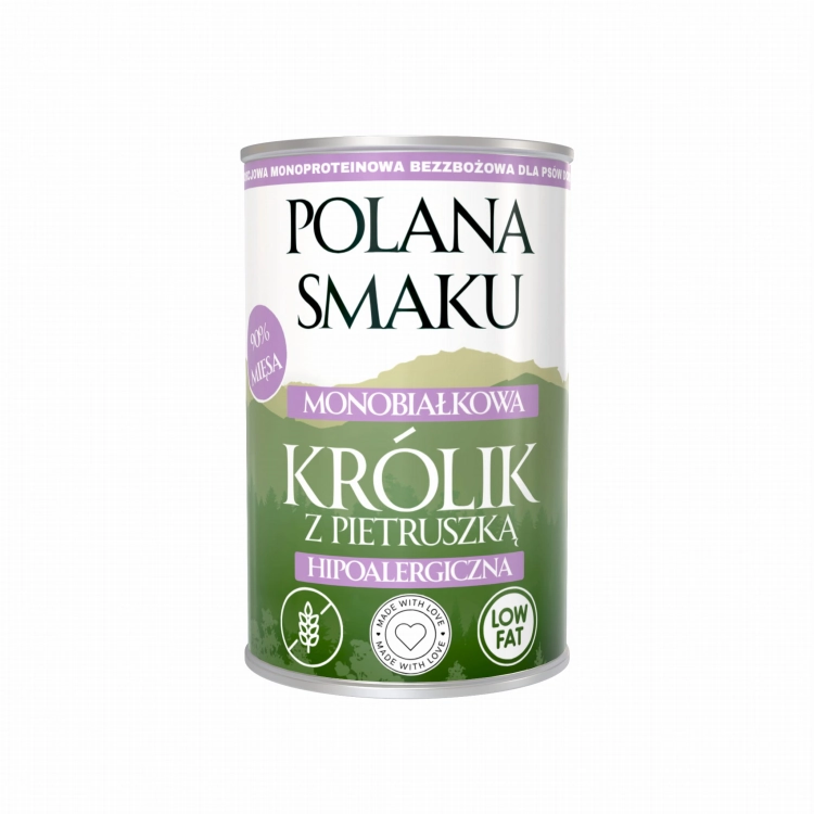 polana smaku królik delikatny hipoalergiczny
